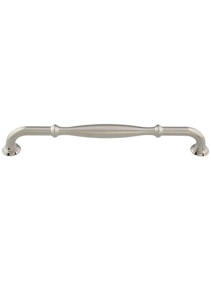 Tiffany Cabinet Pull - 8 7/8 inch Center-to-Center in Polished Nickel.
